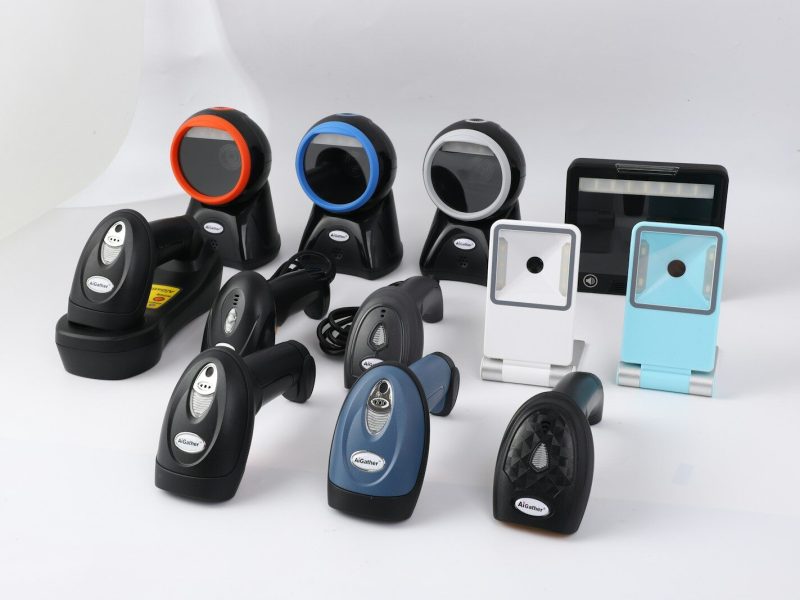 black and blue wireless headphones